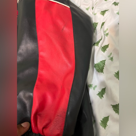 Detroit Red Wings NHL leather bomber jacket Giii - Picture 10 of 11